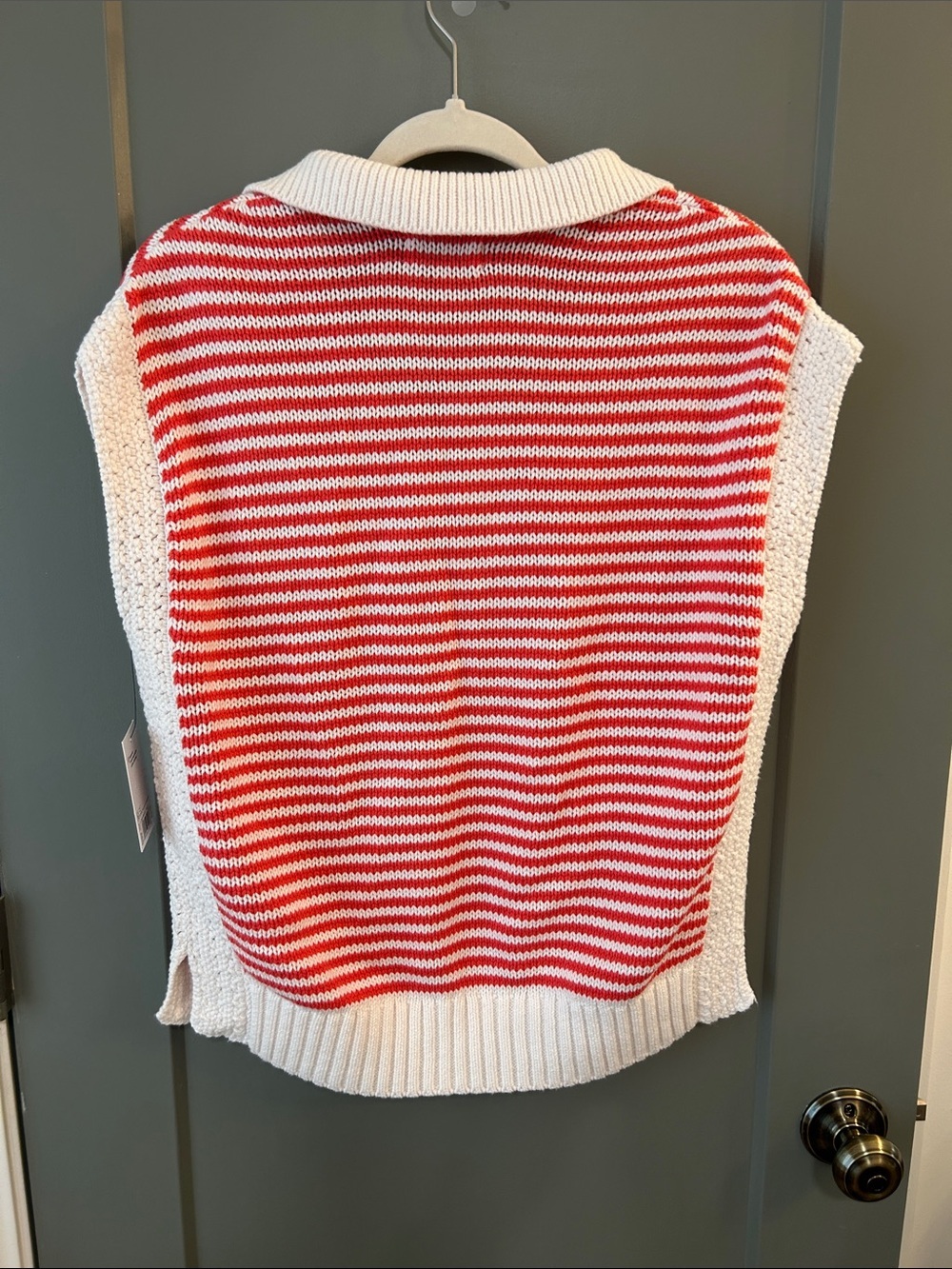 Sonoma Striped V-Neck Polo Sweater New Size Medium! - Picture 6 of 7